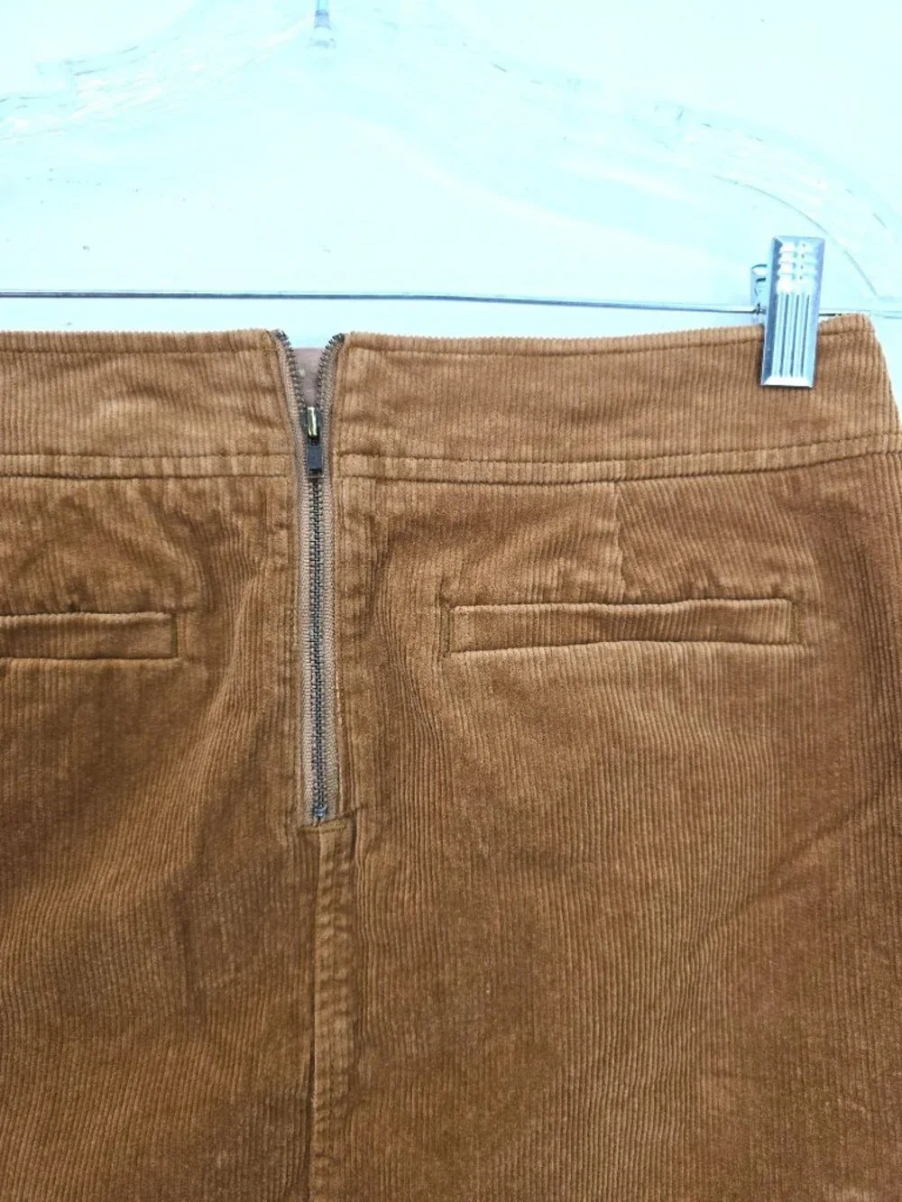 Loft Cinnamon Brown Corduroy Mini SKirt Women Size 2